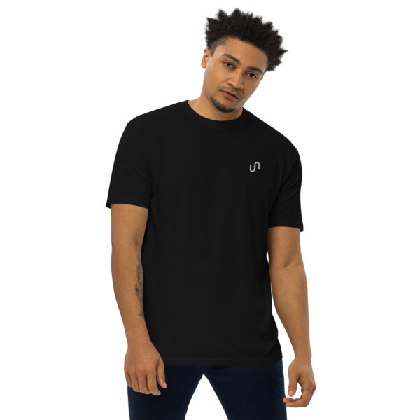 Unplug Men’s premium heavyweight tee - Image 3