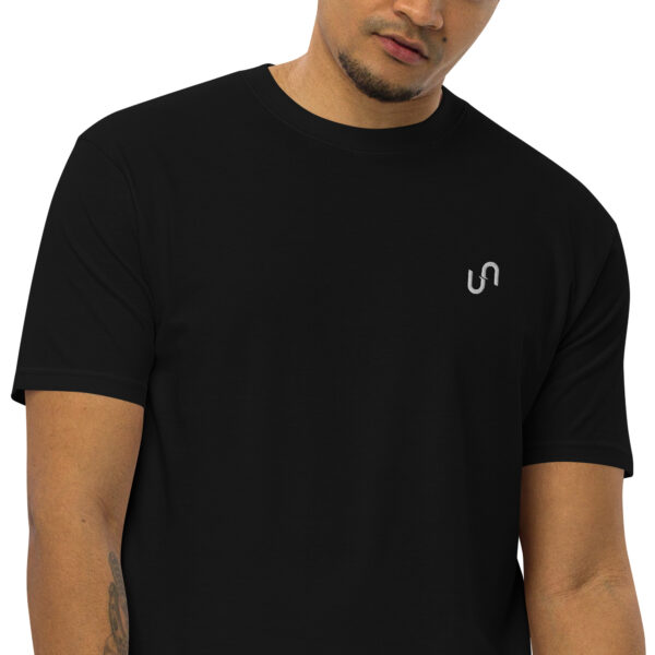 Unplug Men’s premium heavyweight tee - Image 2