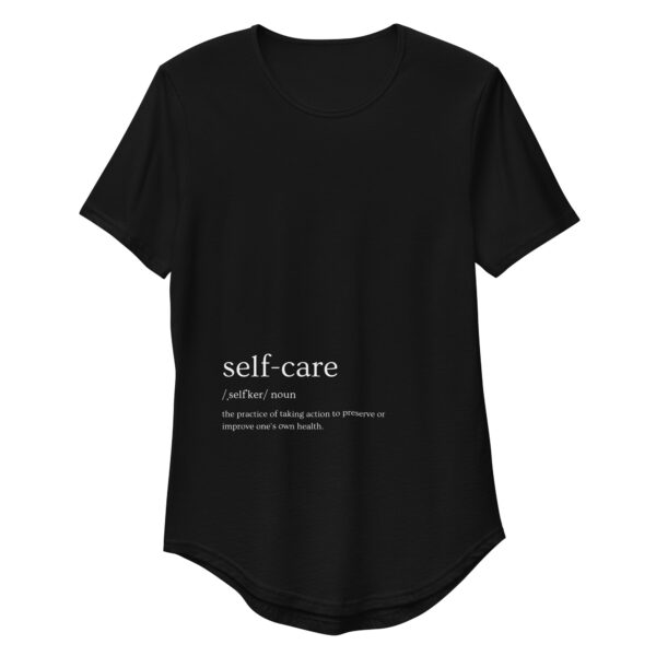 Self Care Men's Curved Hem T-Shirt