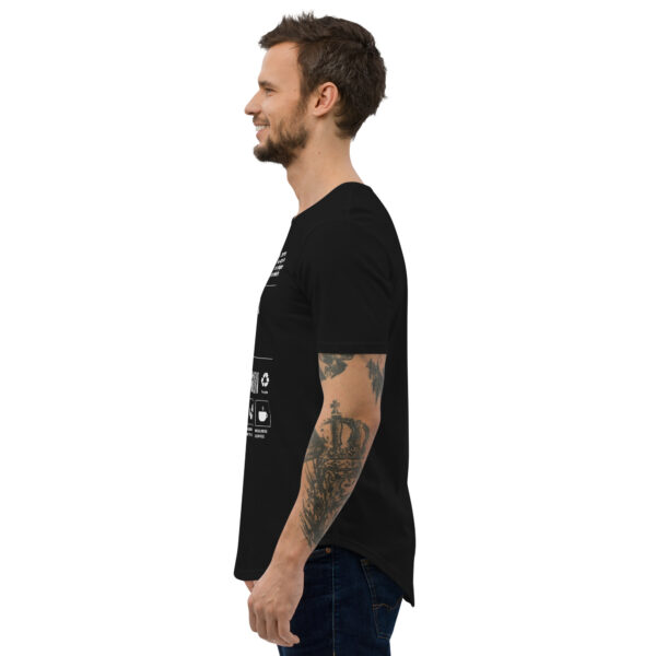 100% Human Men's Curved Hem T-Shirt - Image 4