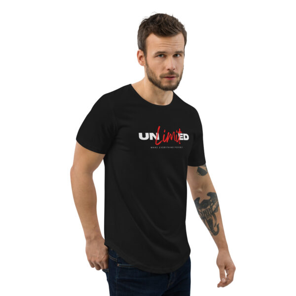 Unlimited Men's Curved Hem T-Shirt - Image 4